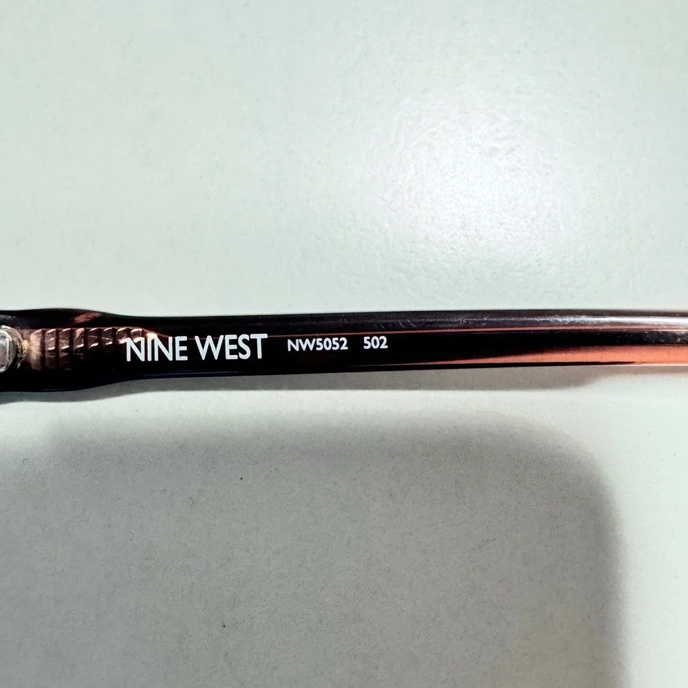 Nine West NW5052 Brown Lavender Rectangular Eyeglass Frames 51-16-135